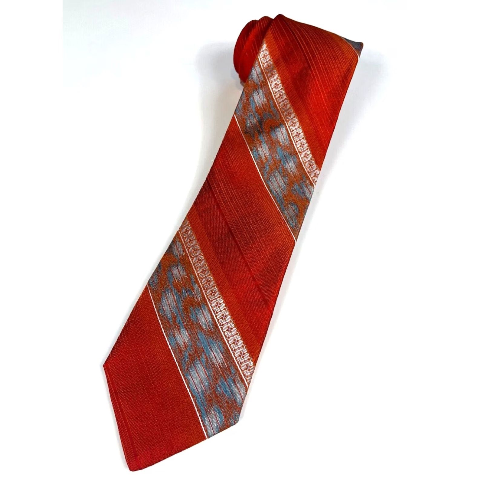 Robert Graham Robert Graham Men's Luxury Silk Tie Striped 60" Multicolor Classic 3.5" USA Tailored Adult Mens Size ONE SIZE - 2 Thumbnail