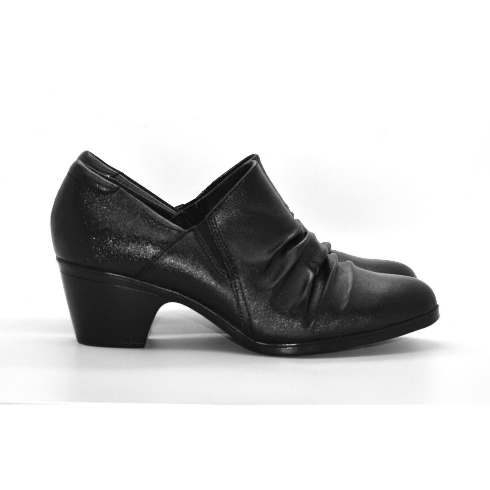 Clarks NEW CLARKS Emily2 Cove Leather Heeled Bootie Shoes Size 10M Size US 10 / IT 40 - 3 Thumbnail