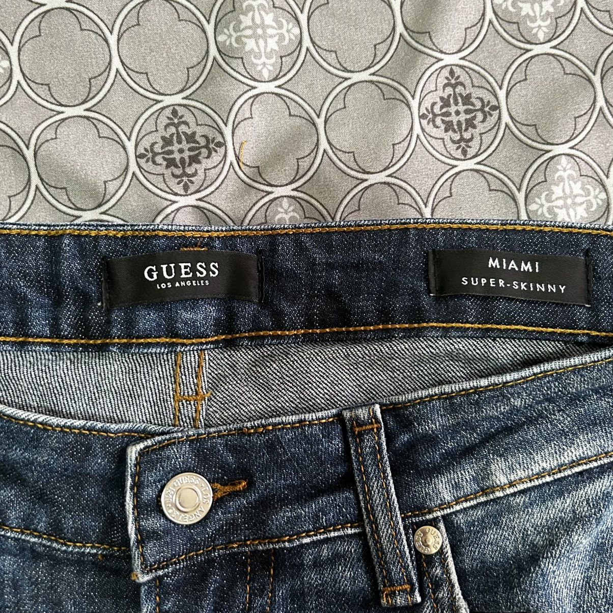 Guess Authentic Guess Los Angeles Miami Super Skinny Jeans Size US 33 - 2 Thumbnail