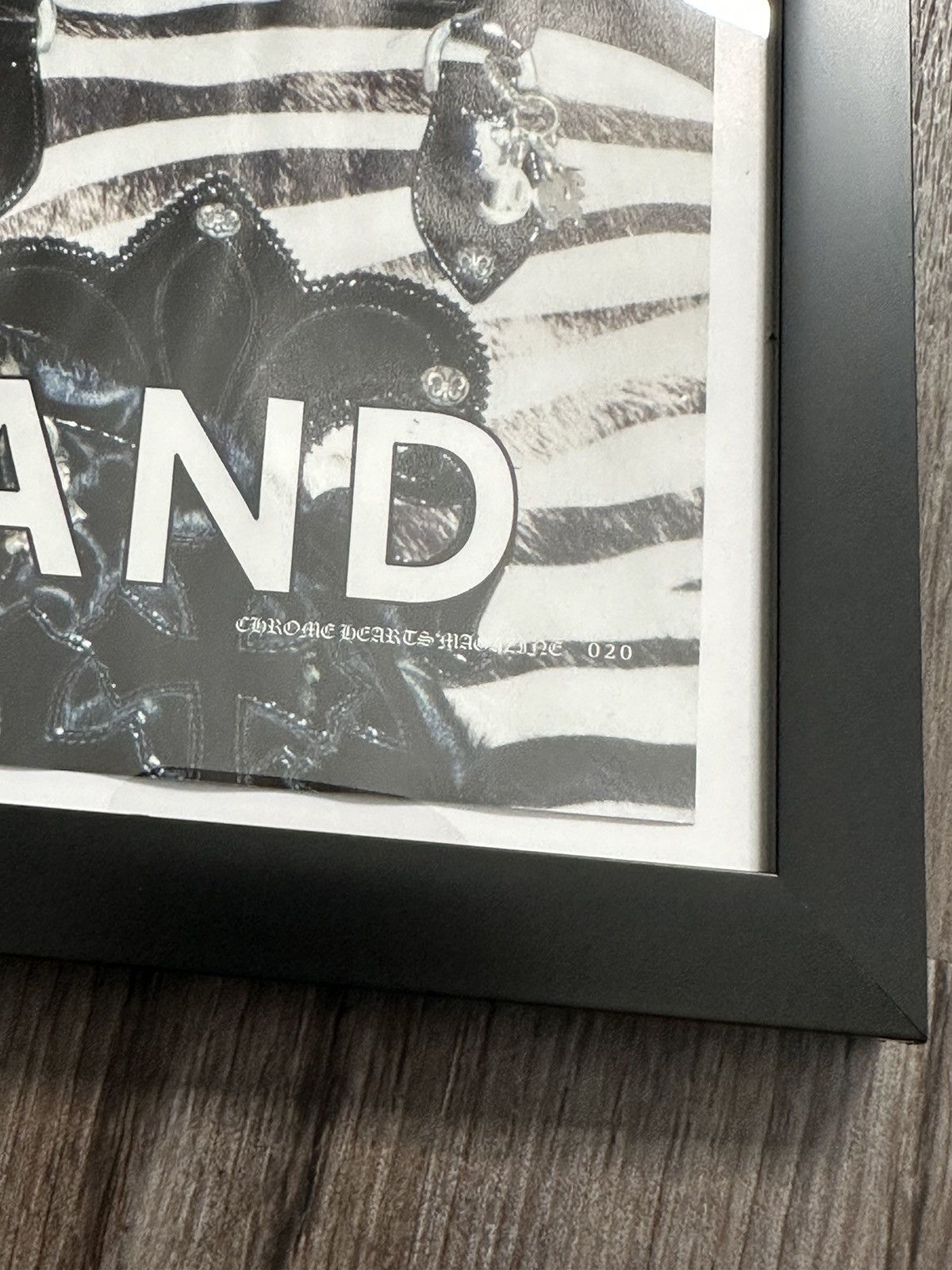 Chrome Hearts 🖤Chrome Hearts🖤 Bagstand 9x12 Framed Poster Size ONE SIZE - 4 Thumbnail