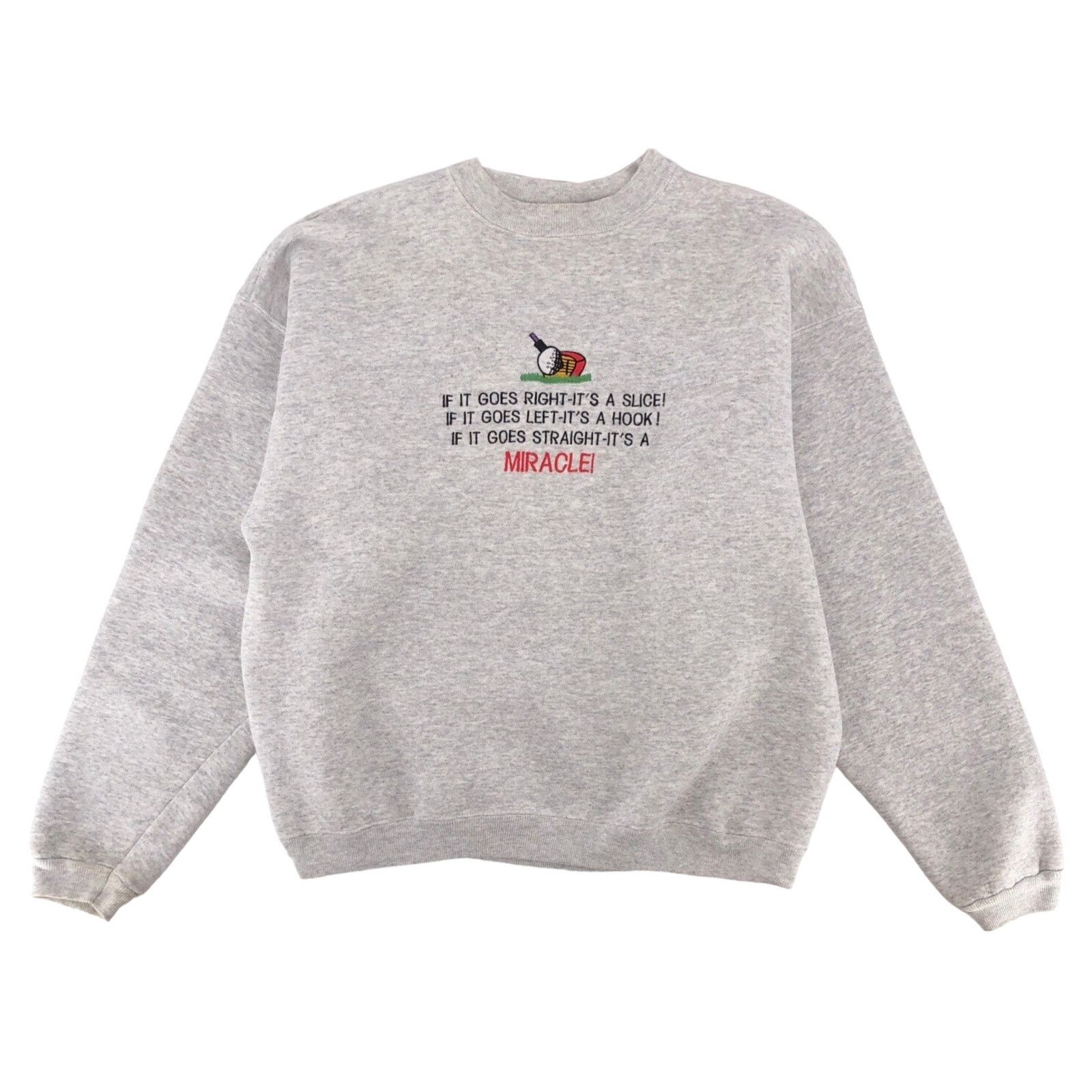 Other 90s funny golf crewneck sweatshirt 1990s vintage Size US XL / EU 56 / 4 - 1 Thumbnail