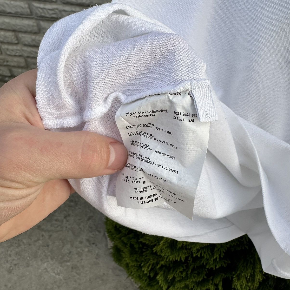 Prada Vintage Prada Long-sleeve T-shirts Basic Fit Y2K Style USA Size L / US 10 / IT 46 - 10 Thumbnail
