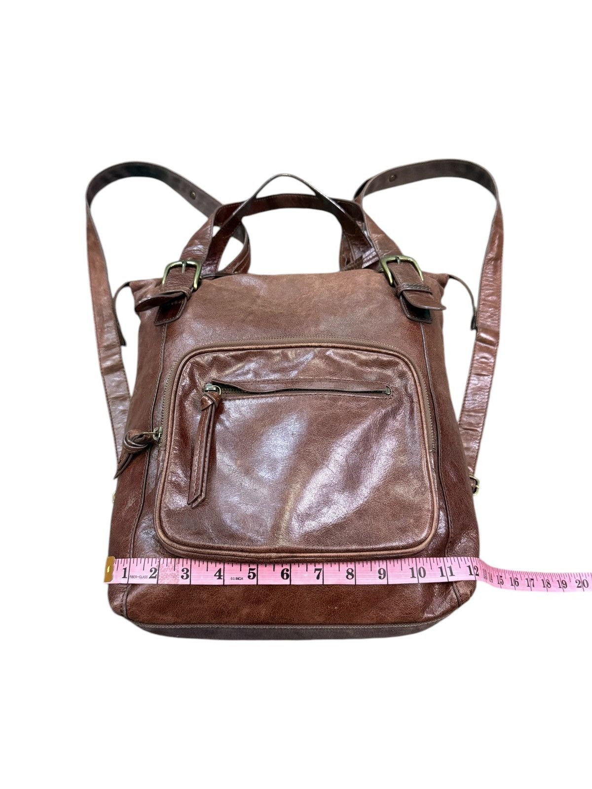 Leather DAKOTA CANVAS LEATHER 2 WAY SHOULDER BACKPACK Size ONE SIZE - 19 Thumbnail