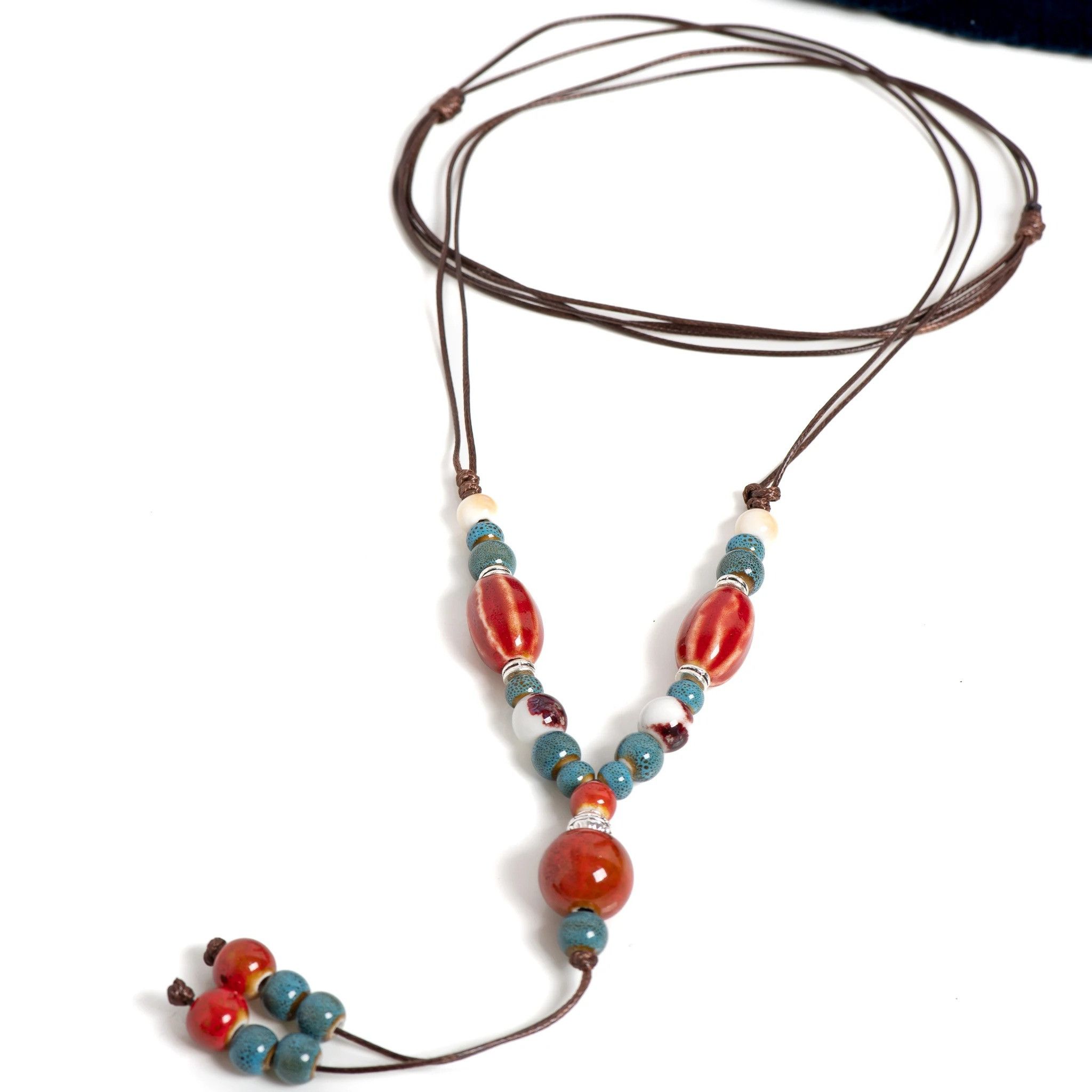 Handmade Vintage Boho Pendant Necklace Handmade Gift For Her Size ONE SIZE - 3 Thumbnail