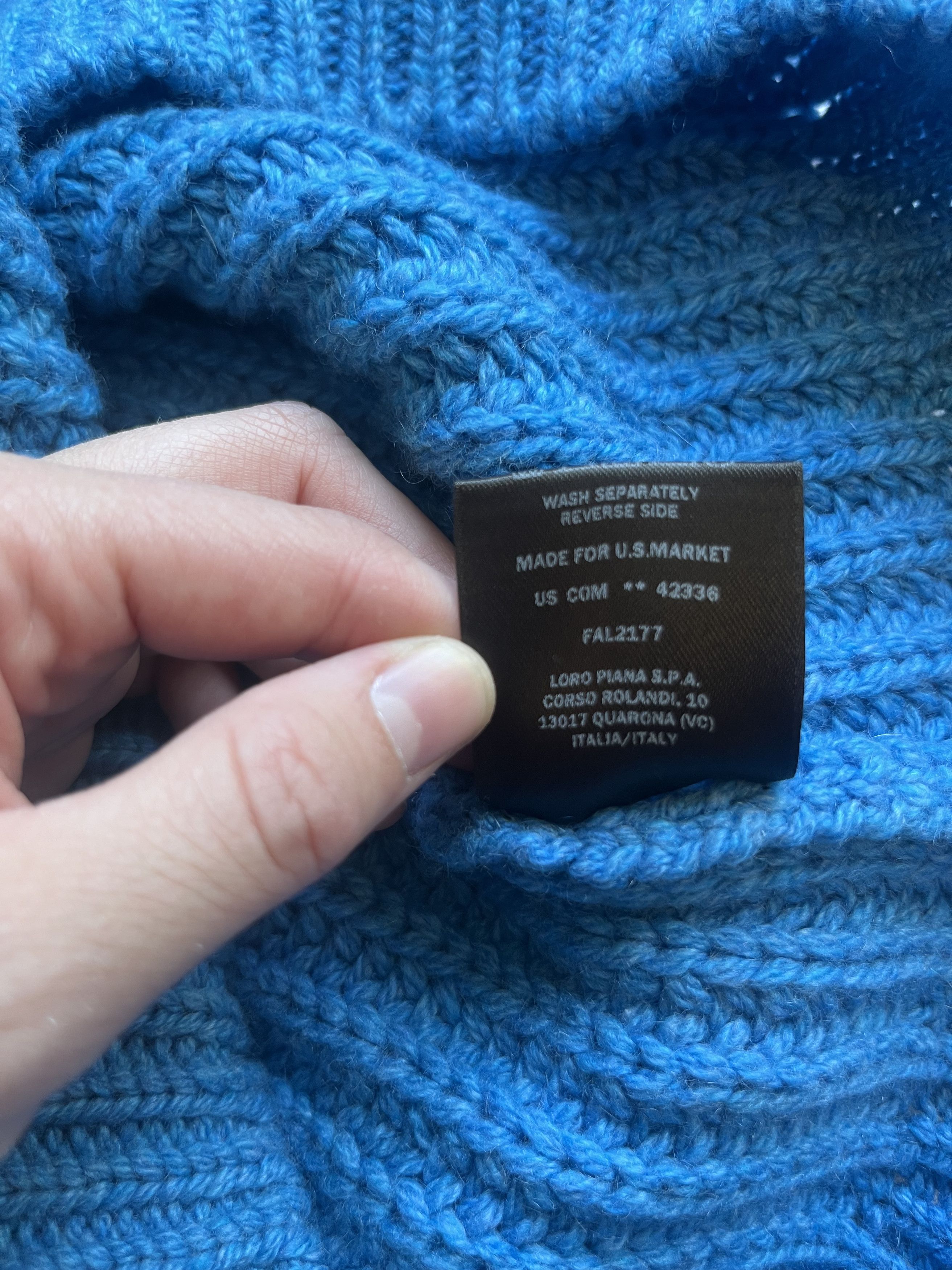 Loro Piana Loro Piana Chunky Knit Sweater Size S / US 4 / IT 40 - 6 Thumbnail