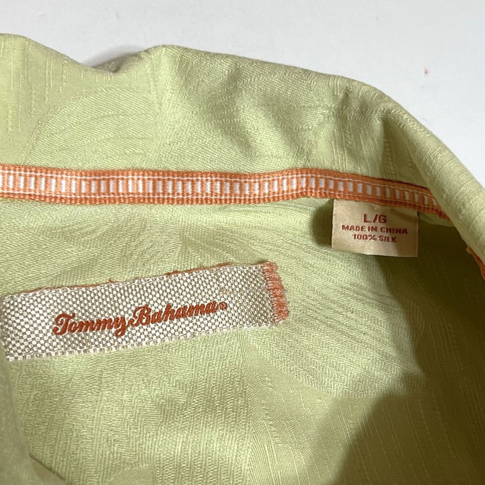 Tommy Bahama Tommy Bahama Shirt Hawaiian Floral Button-Front Silk Multicolor 100% Men's L Short Sleeve Collared Button-Up Casual Size US L / EU 52-54 / 3 - 7 Thumbnail