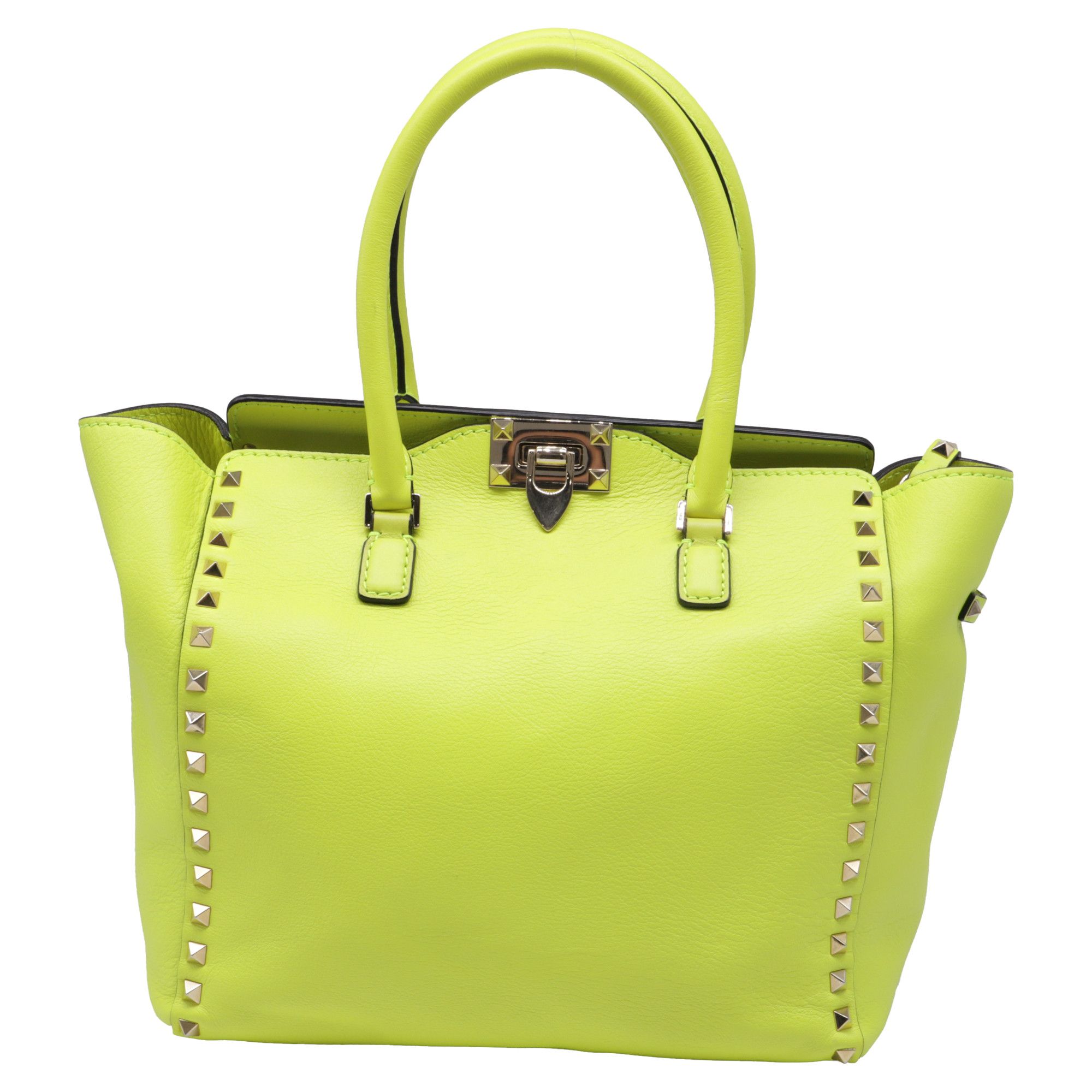 Valentino Valentino Garavani Medium Rockstud Double Handle Tote Bag i Size ONE SIZE - 1 Thumbnail