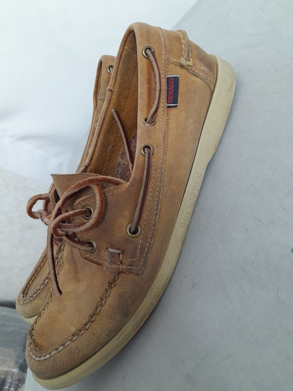 Sebago Sebago Classic Dan Brown Grained Leather Penny Loafers Size US 8 / EU 41 - 7 Thumbnail