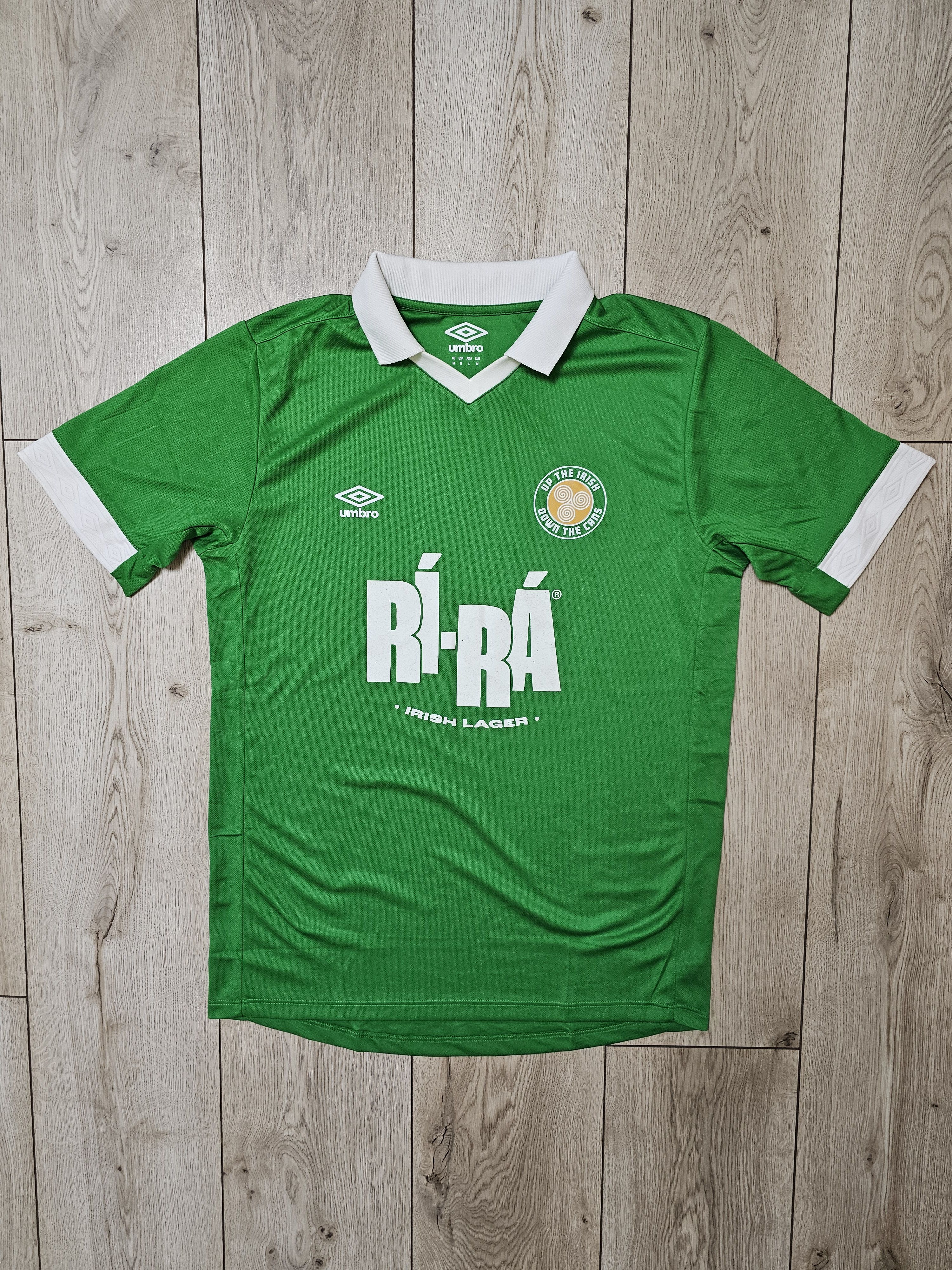 Umbro IRELAND FOOTBALL SHIRT UP THE IRISH SOCCER JERSEY Size US M / EU 48-50 / 2 - 1 Thumbnail