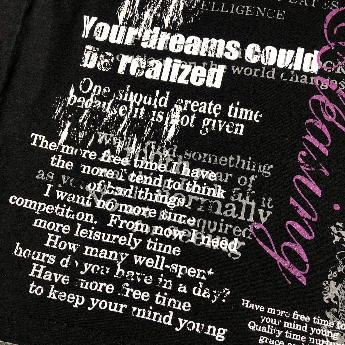 If Six Was Nine Beaumont Carr Poem Longsleeve Shirt Size US M / EU 48-50 / 2 - 4 Thumbnail
