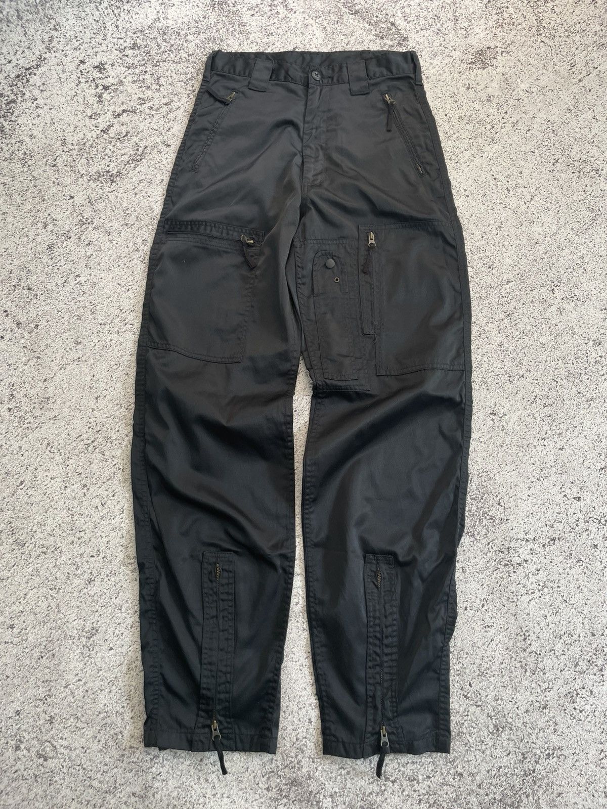 Avirex Vintage military USA Flared Wide Cargo Pants Pilot trousers Size US 30 / EU 46 - 2 Thumbnail