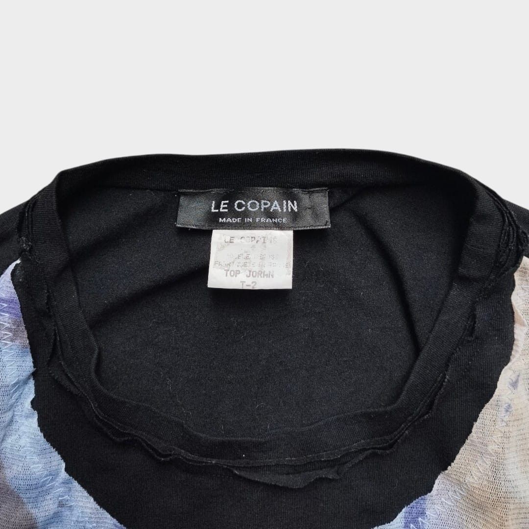 Jean Paul Gaultier Le copain france graphic mesh shirt Size S / US 4 / IT 40 - 4 Thumbnail