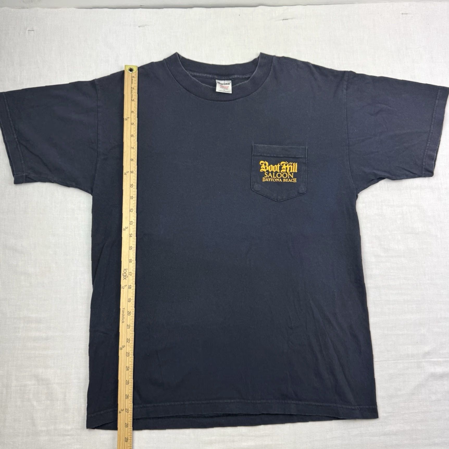 Vintage VINTAGE Boothill Saloon T Shirt Adult Large Biker Bar Bike Week 1999 USA 90s Mens Size US L / EU 52-54 / 3 - 6 Thumbnail