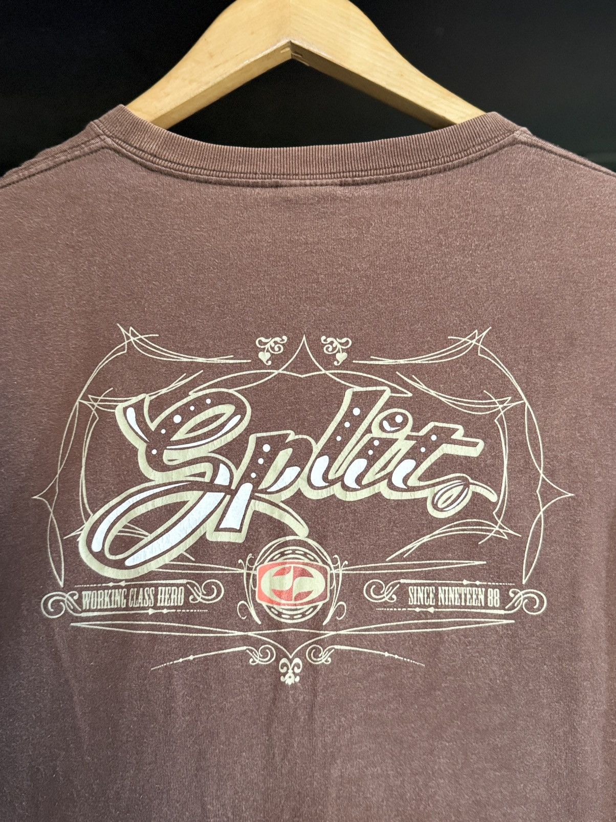 Girl Skateboards × Sex Skateboards × Vintage Vintage Split Skateboard Working Class Hero Faded Tee Size US L / EU 52-54 / 3 - 3 Thumbnail