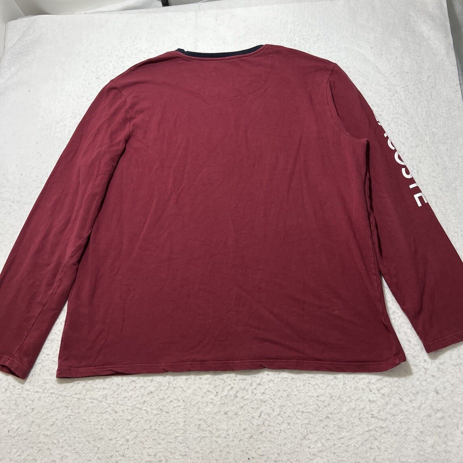 Lacoste Lacoste Sleepwear XL Crewneck Sweatshirt Maroon Loungewear Size US XL / EU 56 / 4 - 10 Thumbnail