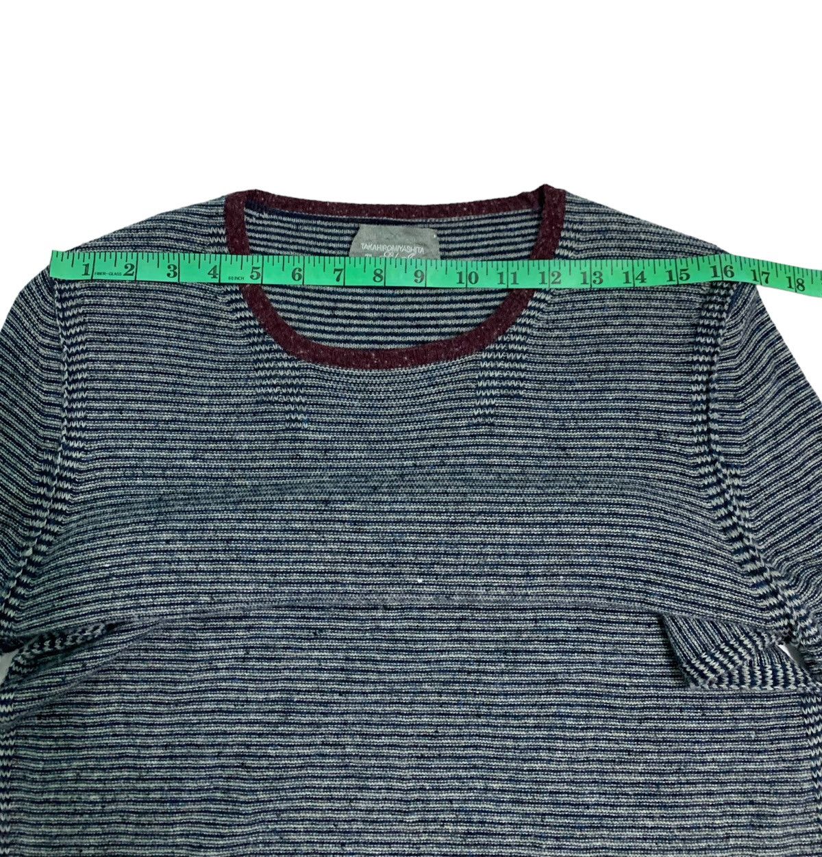 Takahiromiyashita The Soloist. Vintage Takahiromiyashita The Soloist Stripes Knitted Size US S / EU 44-46 / 1 - 15 Thumbnail