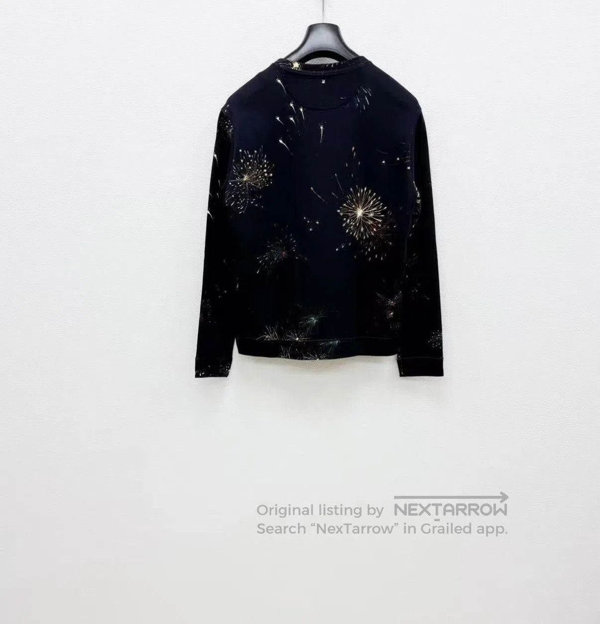 Valentino Black Firework Print Long Sleeve Sweatshirt. Size US S / EU 44-46 / 1 - 3 Thumbnail