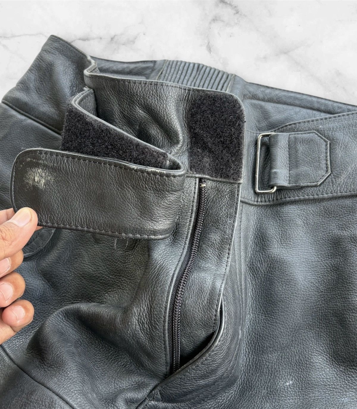 Branded Leather Rokie Leathers Tough Pant Bike Ride Size US 29 - 14 Thumbnail