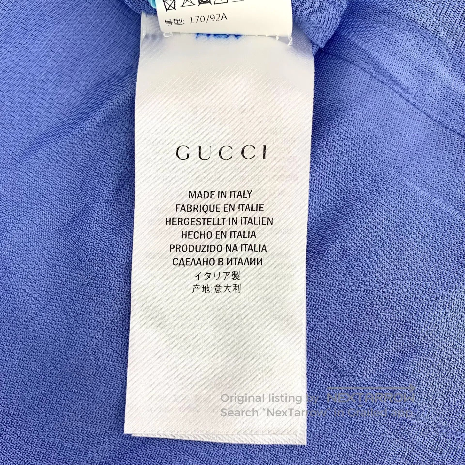 Gucci Guicci Blue V-neck Sleeveless Belted Dress| Size M / US 6-8 / IT 42-44 - 8 Thumbnail