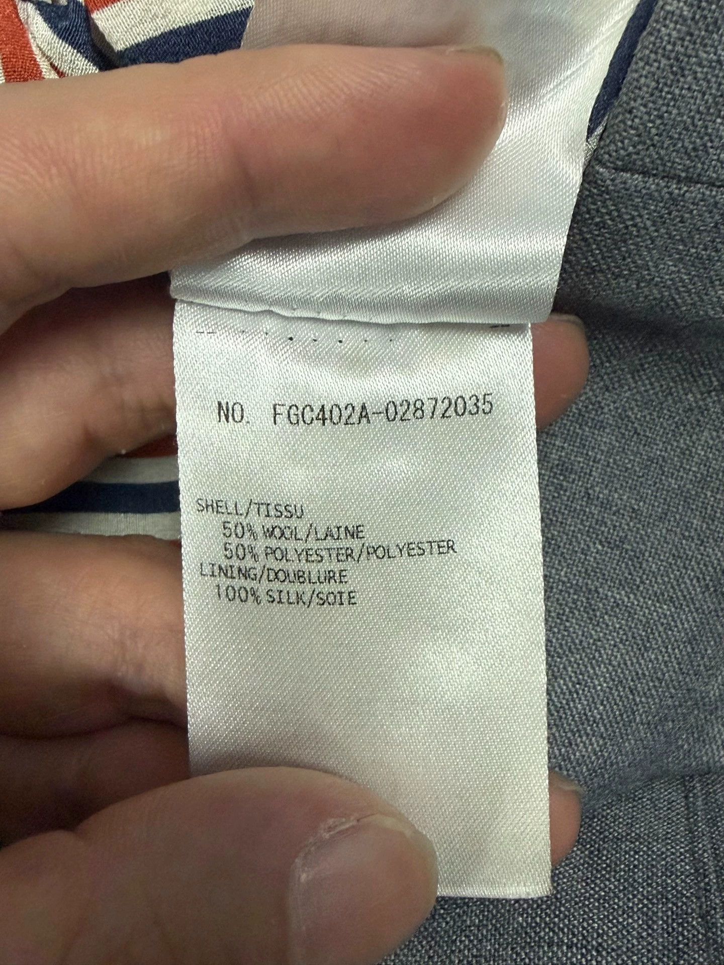 Thom Browne Thom Browne Women's Med Gray Pleated Short Skirt Size 27" / US 4 / IT 40 - 6 Thumbnail