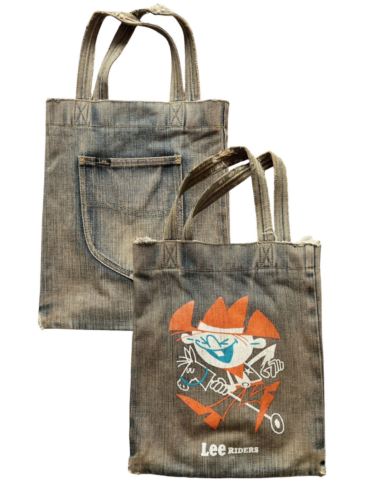Lee × Vintage Vintage Lee Riser Mudwash Distressed Denim Bag Size ONE SIZE - 1 Thumbnail