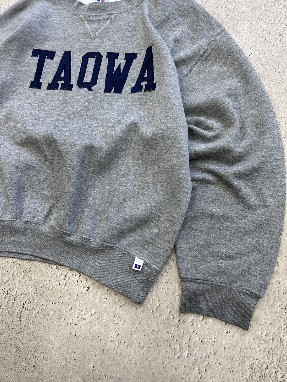 Russell Athletic × Vintage Crazy BOXY 90s Vintage Russell Athletic Crewneck sweatshirt Size US XL / EU 56 / 4 - 3 Thumbnail