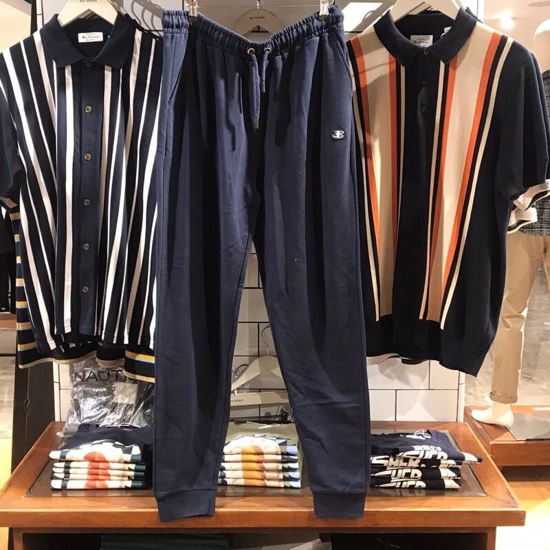 Ben Sherman Ben Sherman B Logo Marine By ben sherman Jogger pants Size US 34 / EU 50 - 1 Thumbnail