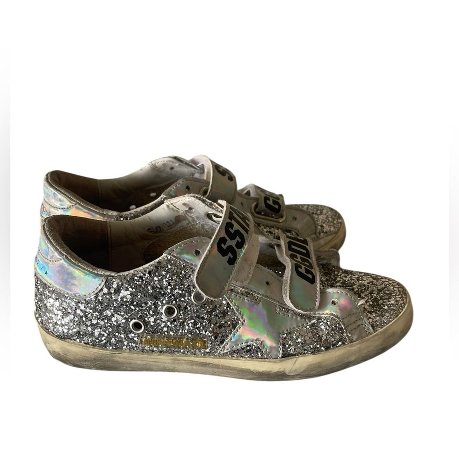 Golden Goose Golden Goose old school Glitter Sneakers Size:36 Size US 5.5 / IT 35.5 - 6 Thumbnail