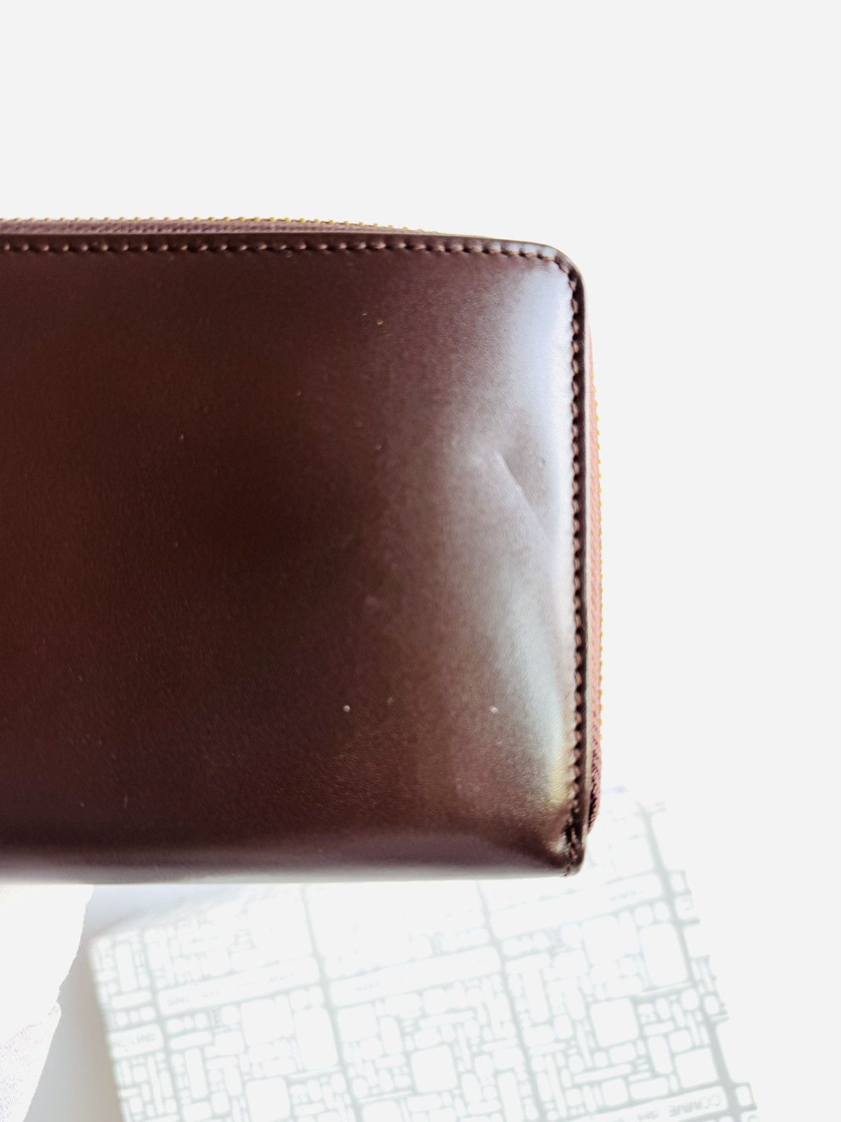 Comme des Garcons × Japanese Brand New lg Comme des Garcons dbl zip continental wallet blue CDG Size ONE SIZE - 5 Thumbnail