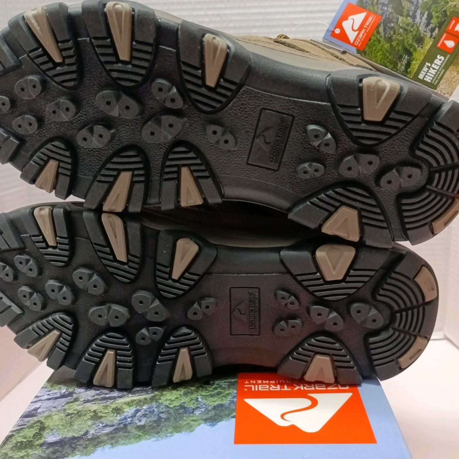 Other Ozark Trail Men's Hiking Shoes Size 9.5 Taupe Leather Size US 9.5 / EU 42-43 - 7 Thumbnail
