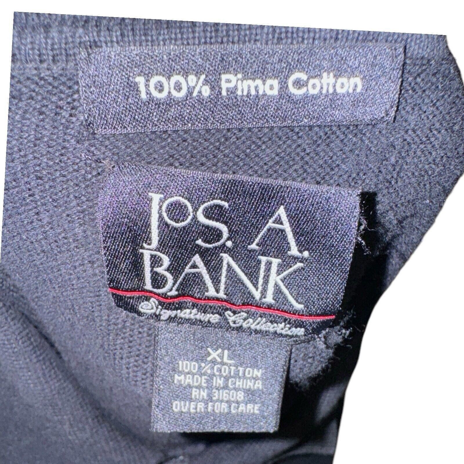 Jos. A. Bank Jos. A. Bank Navy Pima Cotton Long Sleeve Sweater Top Sz XL Size US XL / EU 56 / 4 - 4 Thumbnail