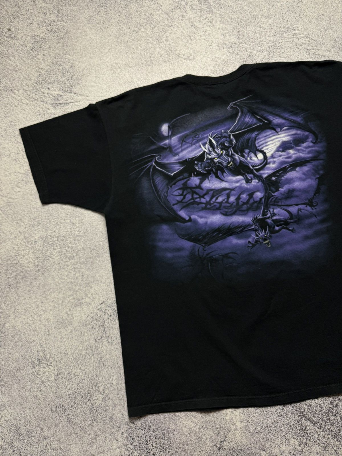Liquid Blue Vintage 2002 Liquid Blue Dragon T-shirt Cartoon Crazy Tee Size US XXL / EU 58 / 5 - 15 Thumbnail