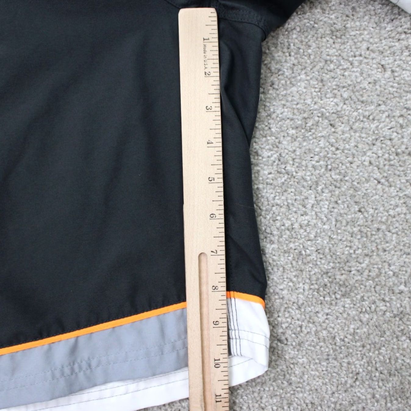Nike Nike Swim Trunks Men 2XL Gray/Orange Lined Polyester Drawstring 10" Inseam Trunks Size ONE SIZE - 5 Thumbnail
