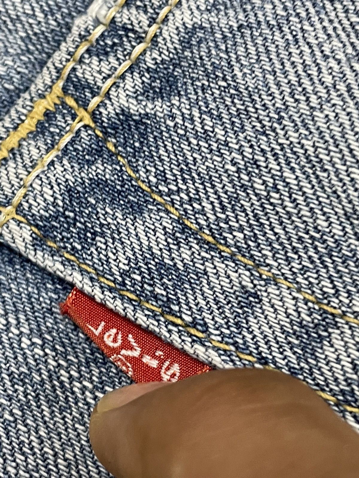 Levi's Levis 533 Distressed Clawmark Different Pocket Denim (AD3) Size US 30 / EU 46 - 20 Thumbnail