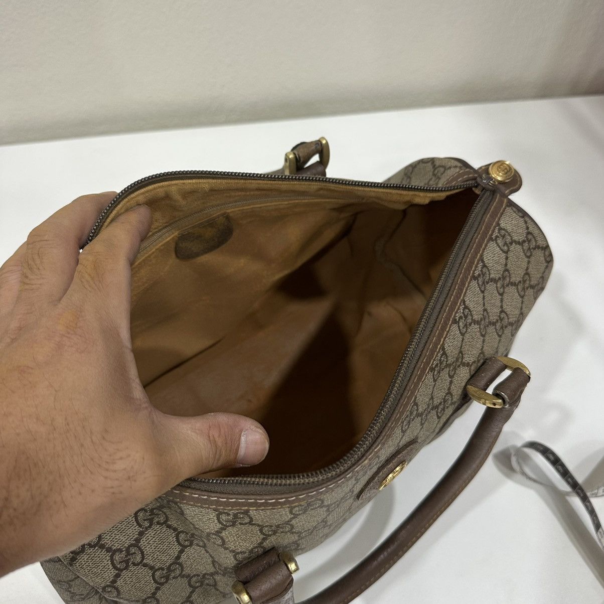 Gucci ‼️LASTDROP‼️ VINTAGE GUCCI GG SUPREME BOSTON BAG Size ONE SIZE - 10 Thumbnail