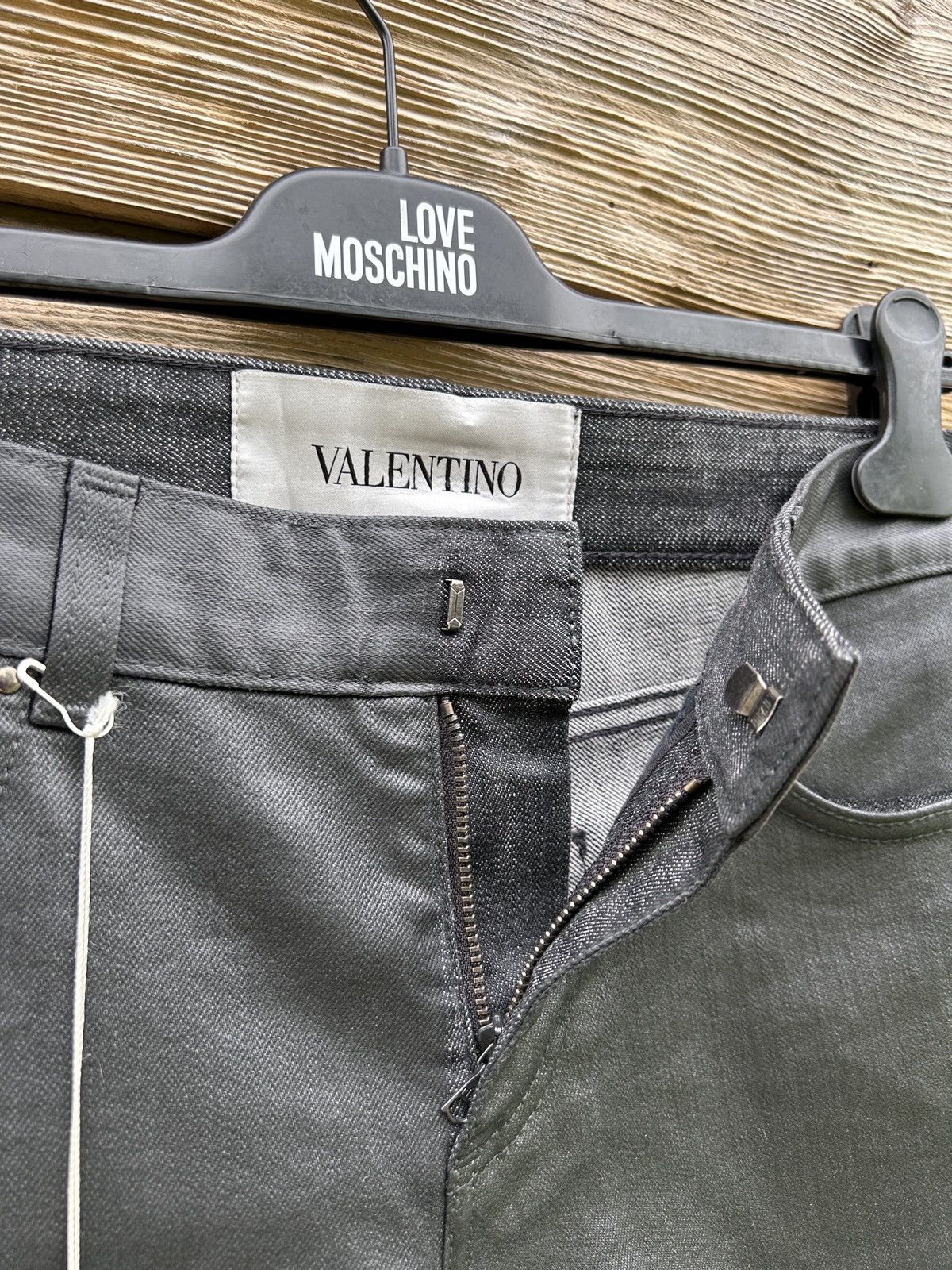 Valentino BNWT Valentino Leather Style Denim Mom Jeans Black Size 28" / US 6 / IT 42 - 5 Thumbnail