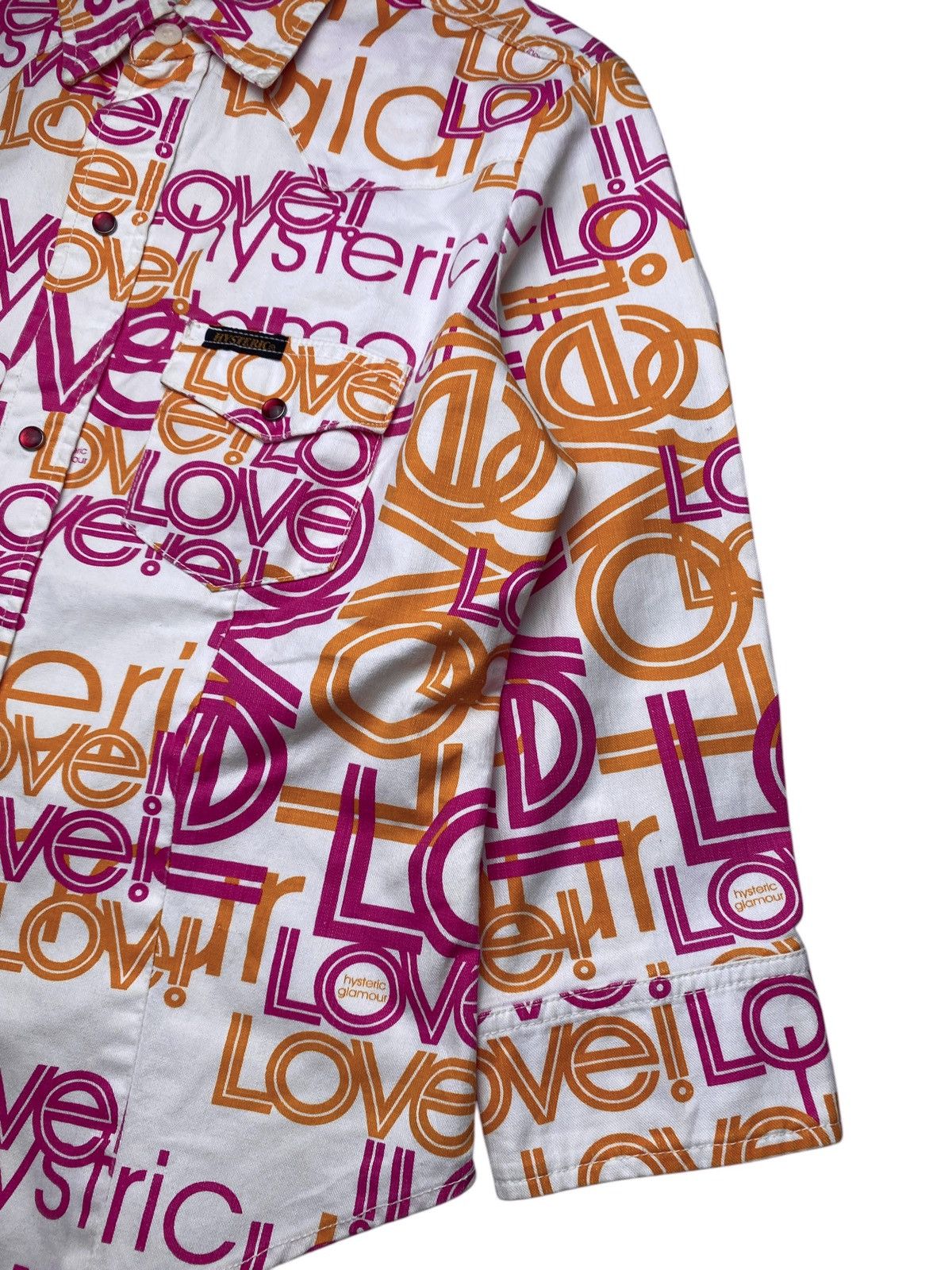 Hysteric Glamour 2000's Hysteric Glamour Love Shirts Size US S / EU 44-46 / 1 - 5 Thumbnail