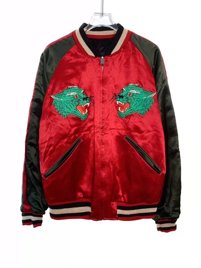 Gucci Gucci Logo Tiger Head Embroidery Alpaca Blend Two-wear Base Size US M / EU 48-50 / 2 - 1 Thumbnail
