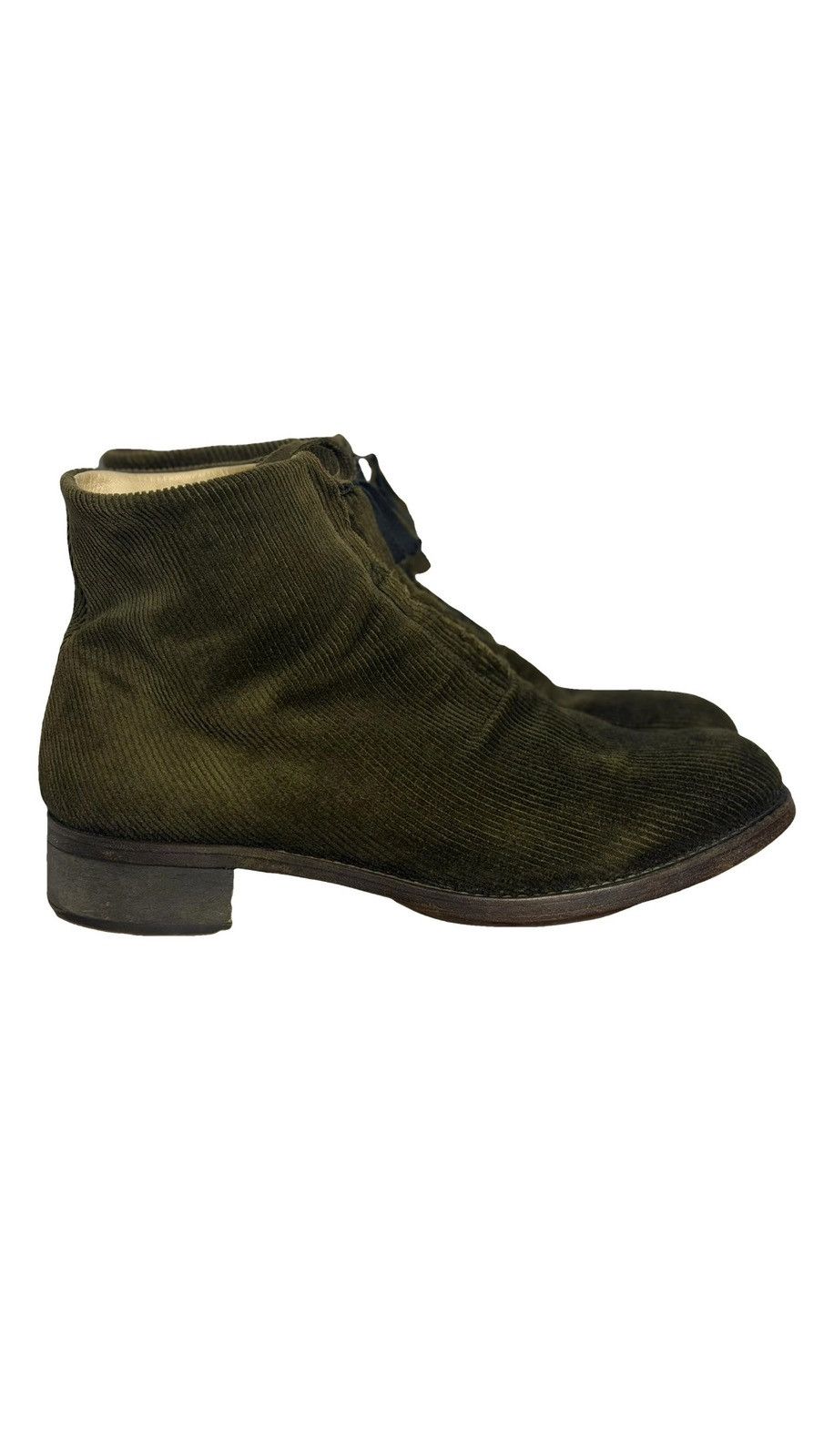 Cherevichkiotvichki Cherevichkiotvichki Corduroy Ankle Boots Size US 9 / EU 42 - 1 Thumbnail