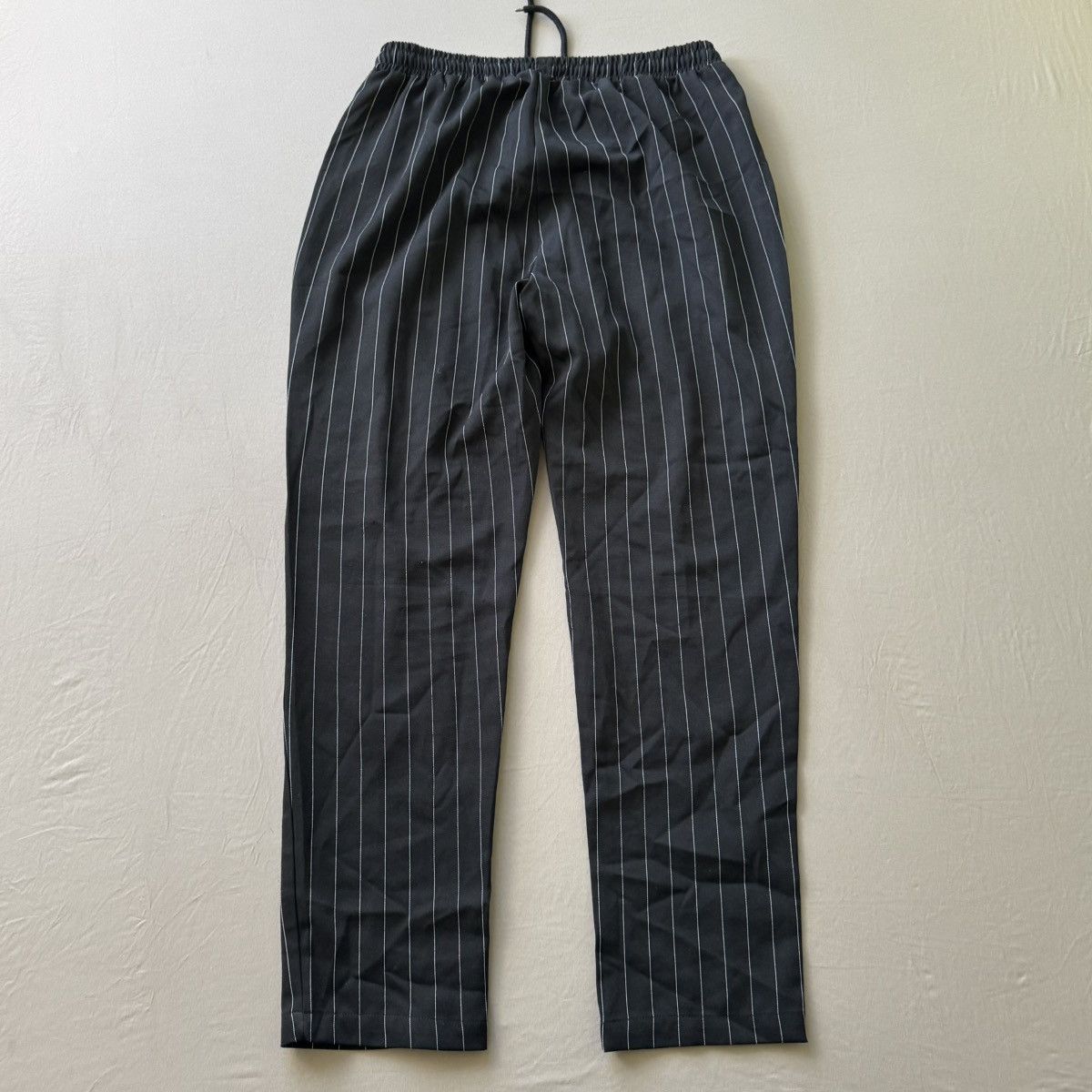 Shein Shein Pull On Pinstripe Trousers Size 30" / US 8 / IT 44 - 2 Thumbnail