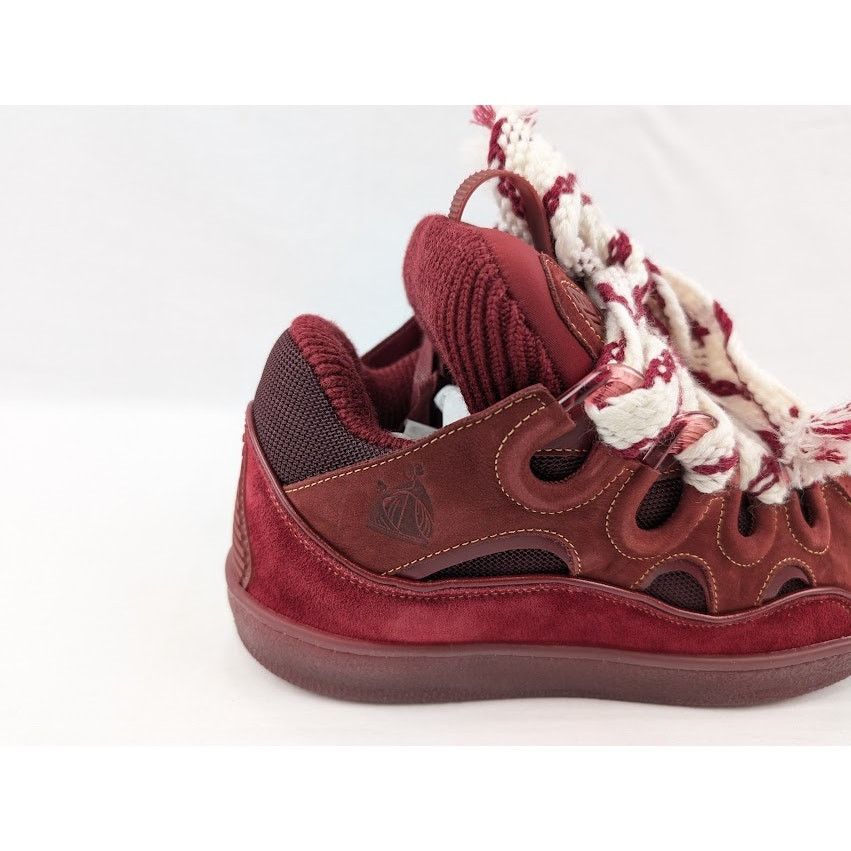Lanvin o1rshd1 Curb Sneakers in Burgandy Size US 11 / EU 44 - 4 Thumbnail