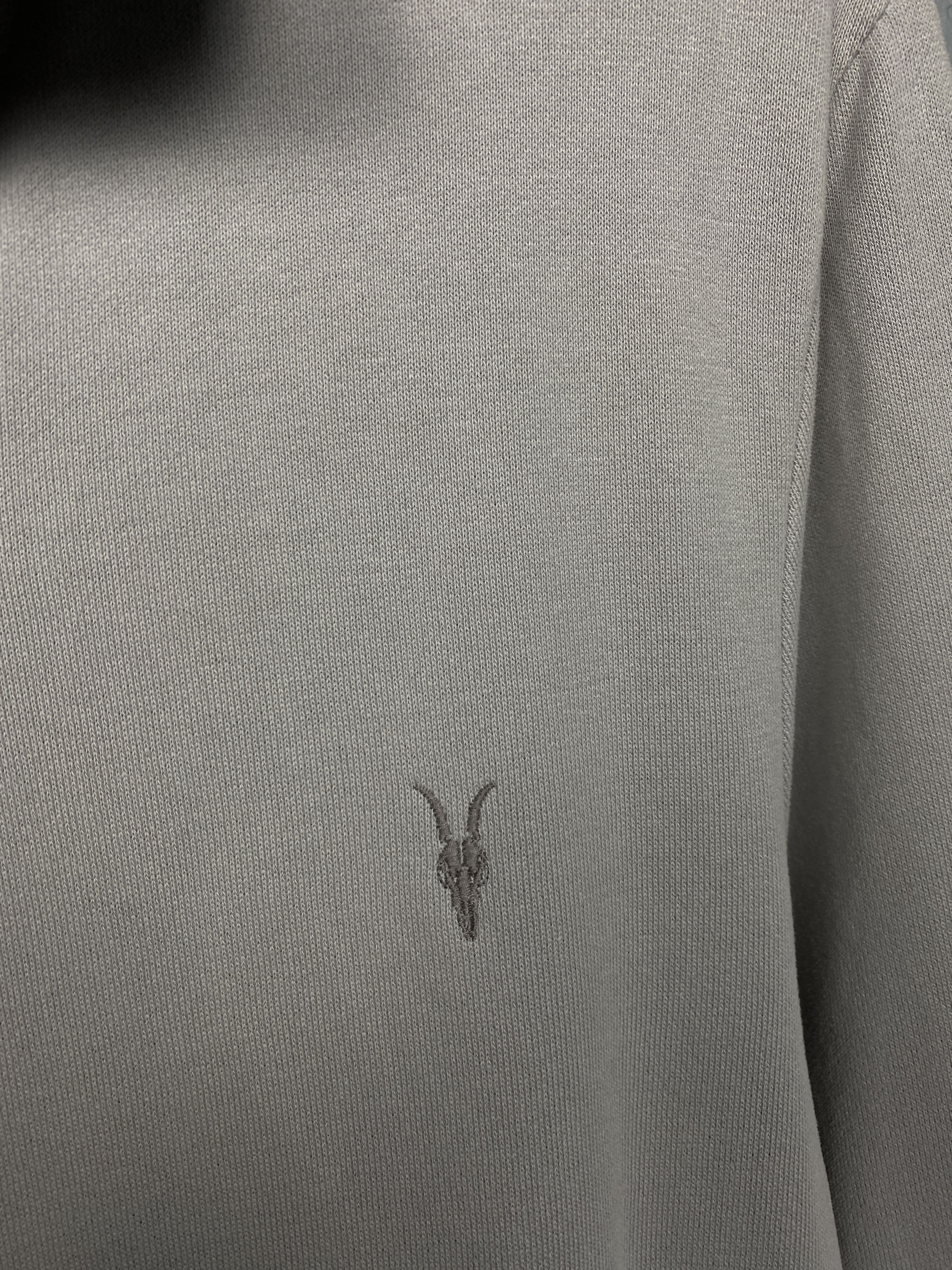 Allsaints × Vintage Allsaints Mens Quarter 1\4 Half Zip Raven Sweatshirt Size US XS / EU 42 / 0 - 3 Thumbnail