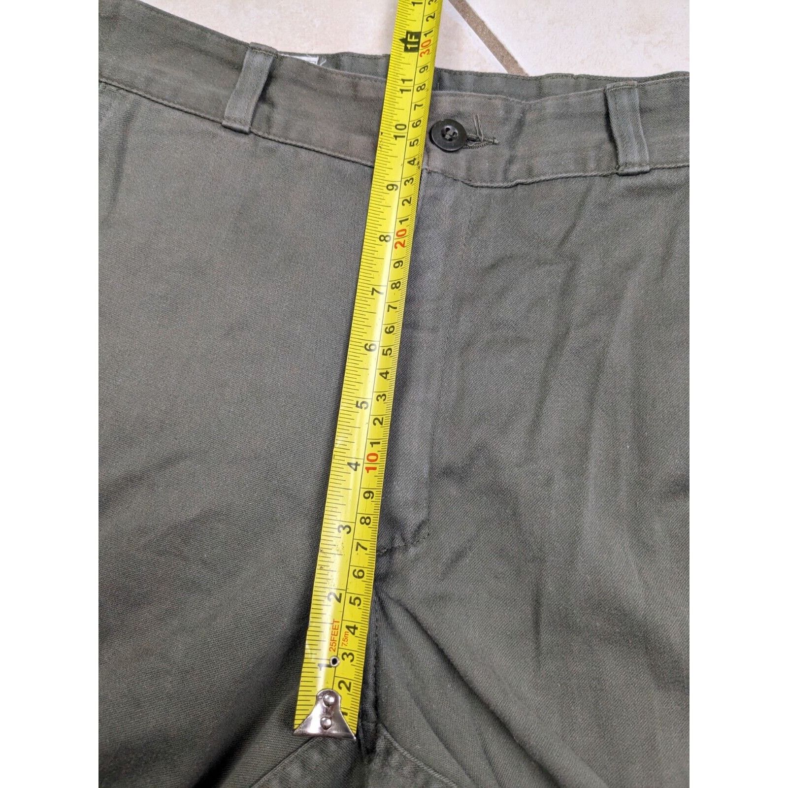 Other Vtg 1987 CSV Cerizay HBT French Military Cargo Capri Pants Size 30" / US 8 / IT 44 - 7 Thumbnail