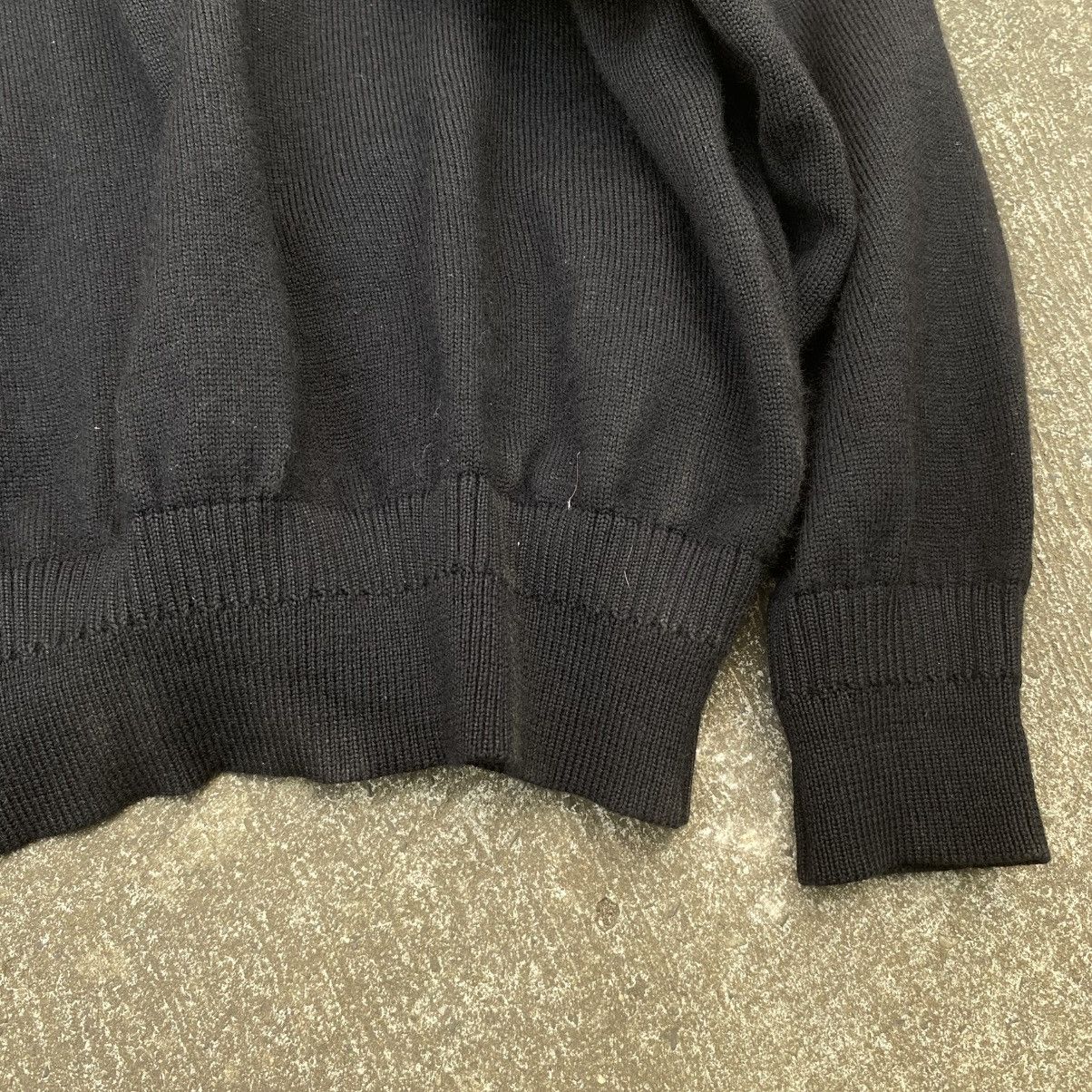 Balenciaga BALENCIAGA Black Logo Knit Cardigan. Size M / US 6-8 / IT 42-44 - 10 Thumbnail