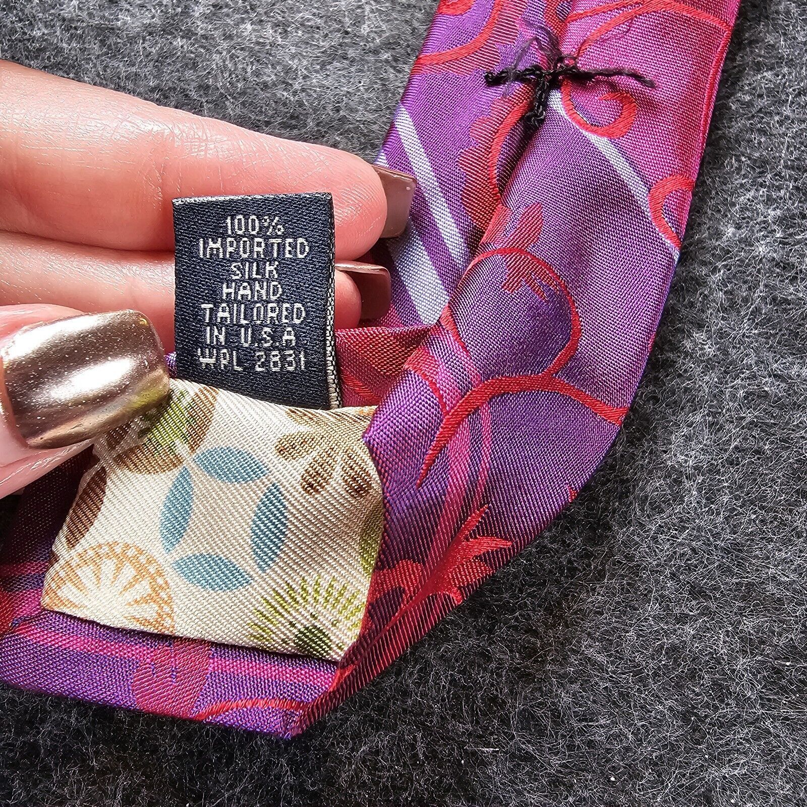 Ted Baker Ted Baker Repp Silk Tie Designer London Luxury USA Stripe Size ONE SIZE - 8 Thumbnail
