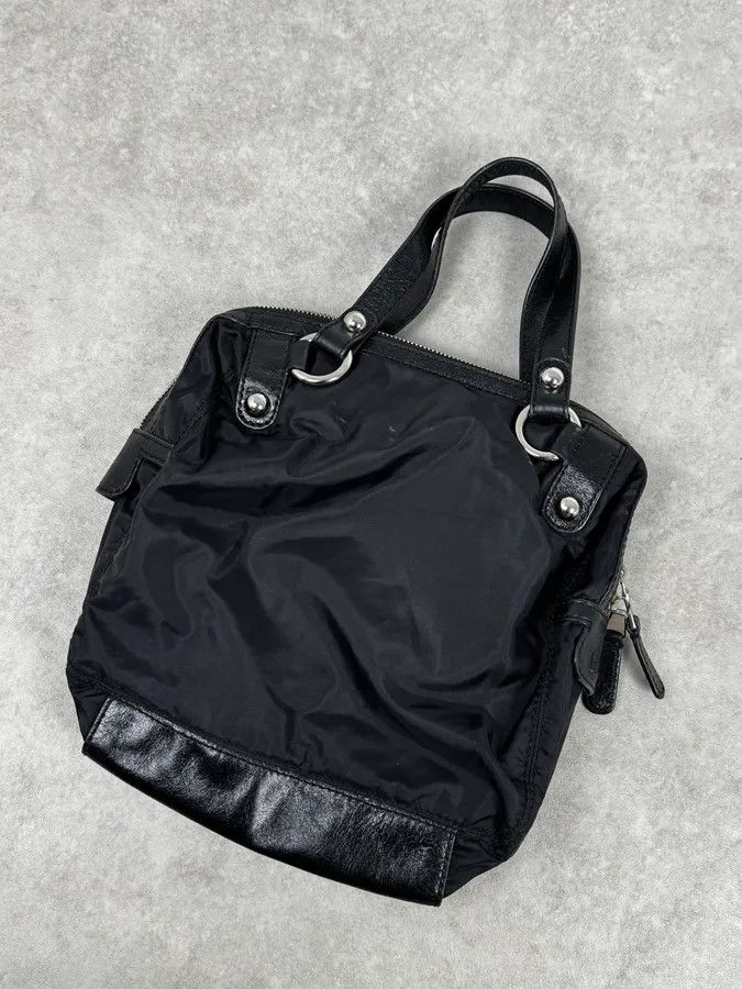 Dolce & Gabbana 2000s Dolce & Gabbana Black Cargo Zip Handle Bag Size ONE SIZE - 6 Thumbnail