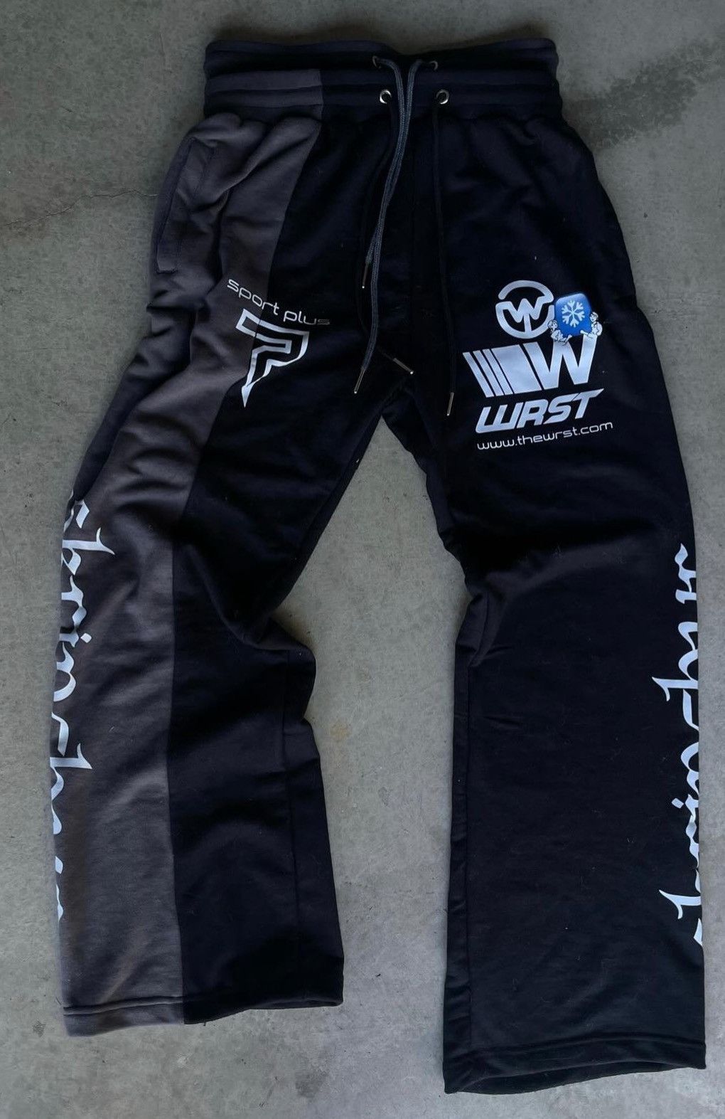 image of The Wrst X Lost Scriptures Sweatpants in Black, Men's (Size 34)