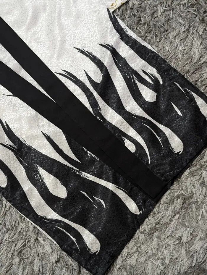 Japanese Brand Vintage Kimono Japanese Traditional Hacchi Flames Jacket Size US M / EU 48-50 / 2 - 3 Thumbnail