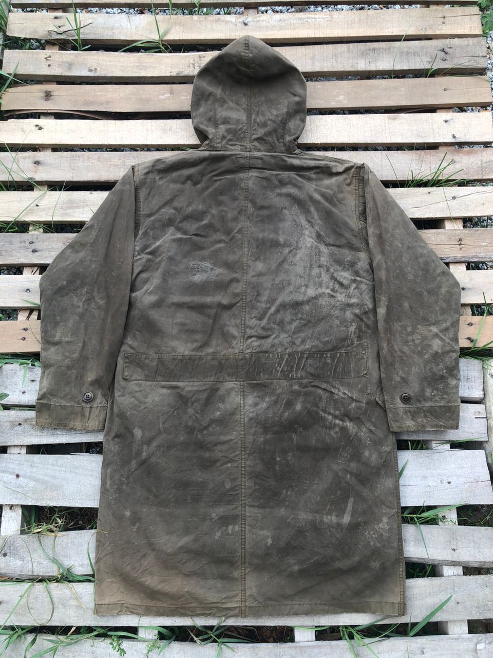 Polo Ralph Lauren Vintage Polo Ralph Lauren Waxed Coat Jacket Size US M / EU 48-50 / 2 - 2 Thumbnail