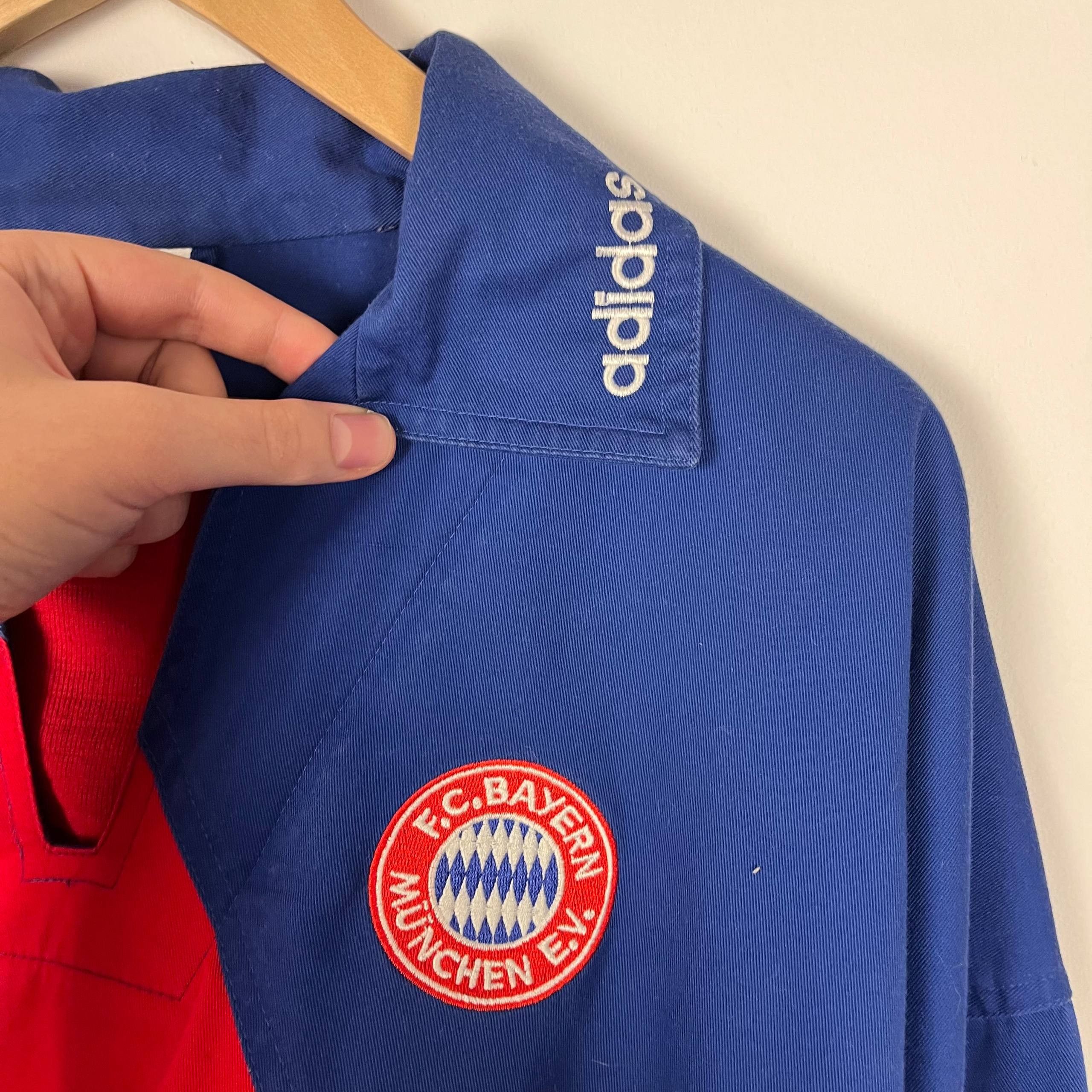 Adidas Bayern Munich Drill Top 1993/95 Soccer Sweatshirt Kit